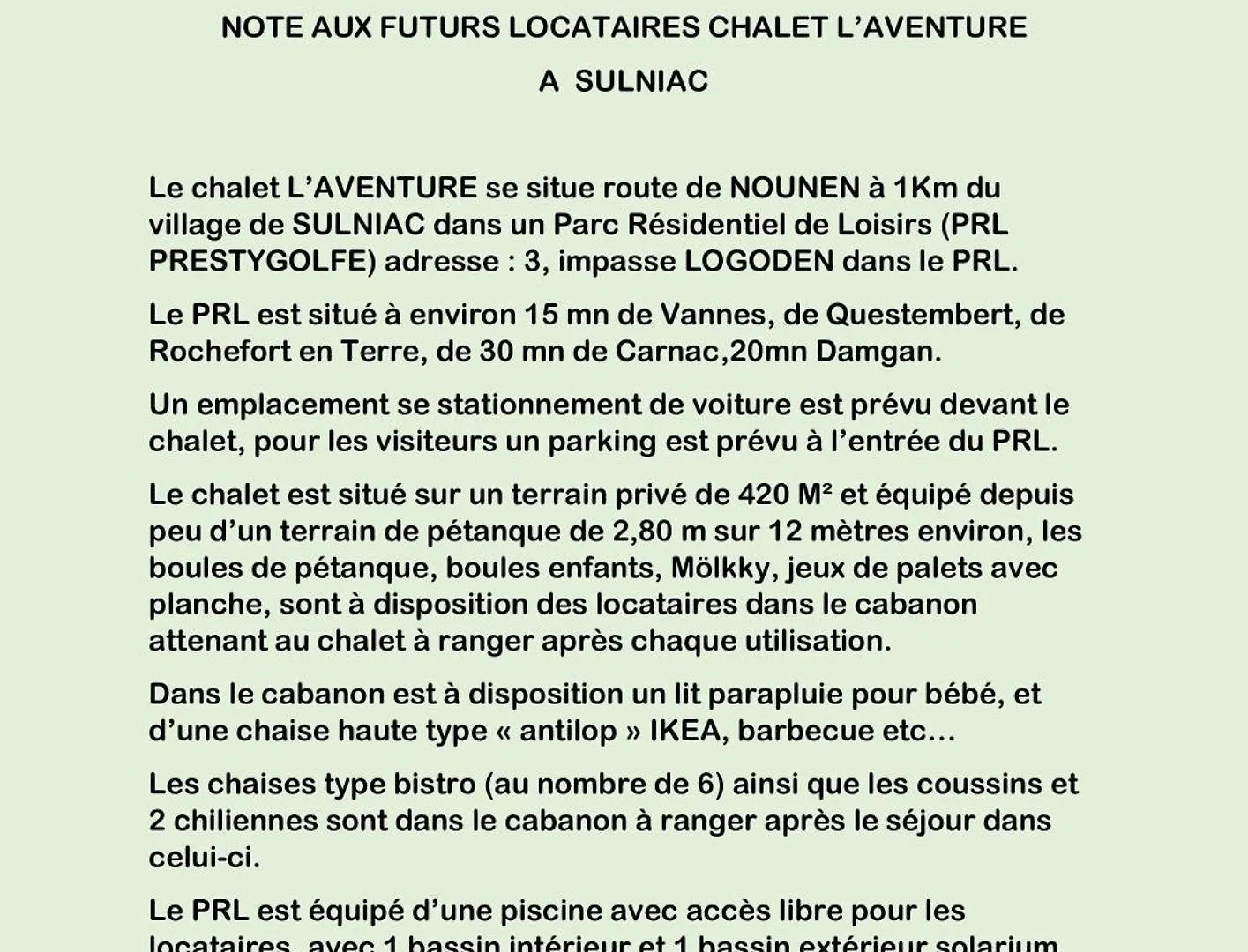Chalet 